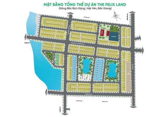 The Felix Land - Khu đô thị mới Đông Bắc thị trấn Bích Động